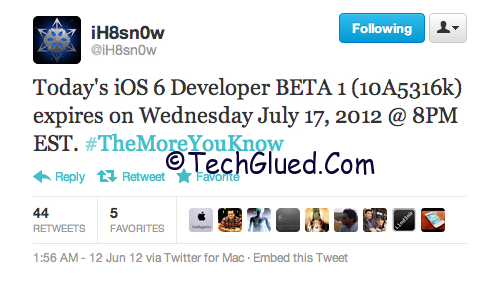 iOS 6 Beta 2 Coming in July, iOS 6 Beta 1 Expires 17 July 2012