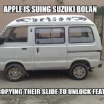 Suzuki Co is Planning to Sue Apple on Slide to Unlock Feature (Humor)