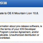 Apple Released OS X Mountain Lion 10.8.3 (12D38) to Developers