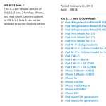 Apple Released iOS 6.1.3 Beta 2 (10B318) for Developers Only