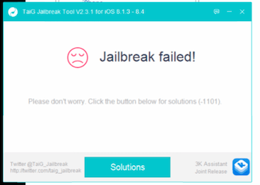 Fix TaiG Error -1101 iOS 8.4 Jailbreak Failed – How To